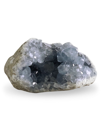 Shop Jia Jia Celestine Geode Crystal In Blue