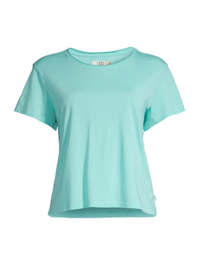 Shop Ugg Women's Perline Short Sleeve T-shirt In Laguna