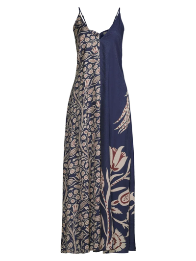 Shop Ted Baker Women's Lucyle Cut-out Maxi Dress In Navy