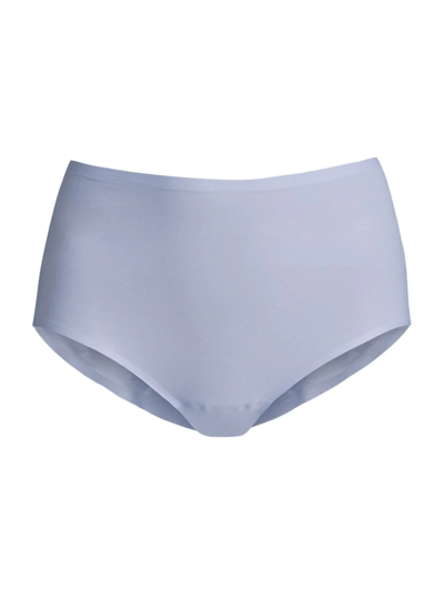 Shop Chantelle Soft Stretch Seamless High-rise Briefs In Chambray