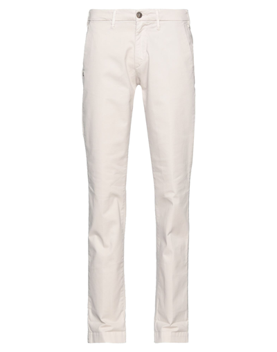 Shop 40weft Man Pants Light Grey Size 28 Cotton, Elastane