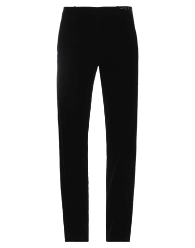 Shop Giorgio Armani Man Pants Black Size 30 Viscose, Cupro, Elastane