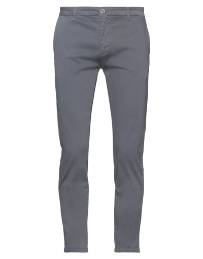 Shop Baramon Man Pants Grey Size 30 Cotton, Elastane