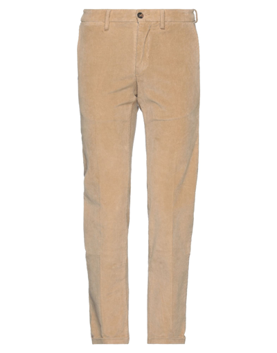 Shop Re-hash Re_hash Man Pants Beige Size 30 Cotton, Elastane