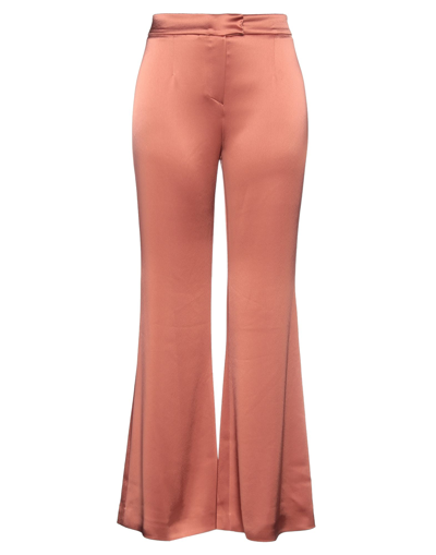 Shop Galvan London Woman Pants Copper Size 12 Triacetate, Polyester