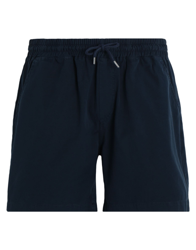 Shop Colorful Standard Shorts & Bermuda Shorts Midnight Blue Size Xl Organic Cotton