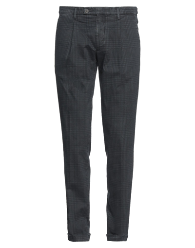 Shop Michael Coal Man Pants Steel Grey Size 40 Cotton, Lyocell