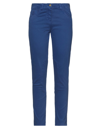 Aeronautica Militare Pants In Bright Blue