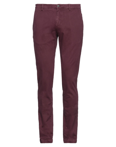 Shop Mason's Man Pants Deep Purple Size 28 Cotton, Elastane