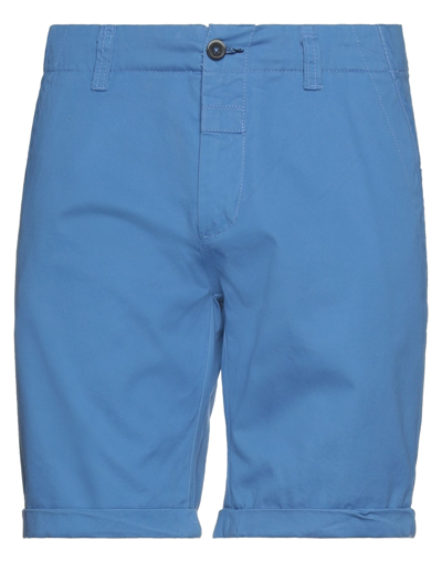 Shop Dstrezzed Shorts & Bermuda Shorts In Slate Blue