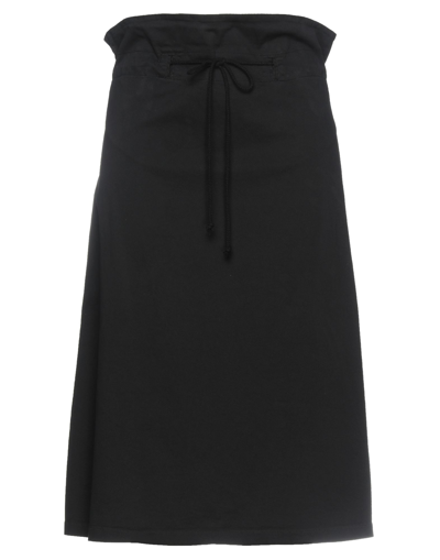 Shop Bellwood Woman Midi Skirt Black Size 4 Cotton, Elastane