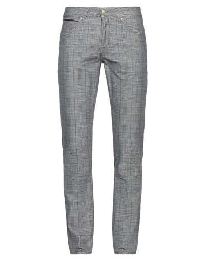 Shop Blu Briglia 1949 Man Pants Grey Size 30 Cotton, Elastane