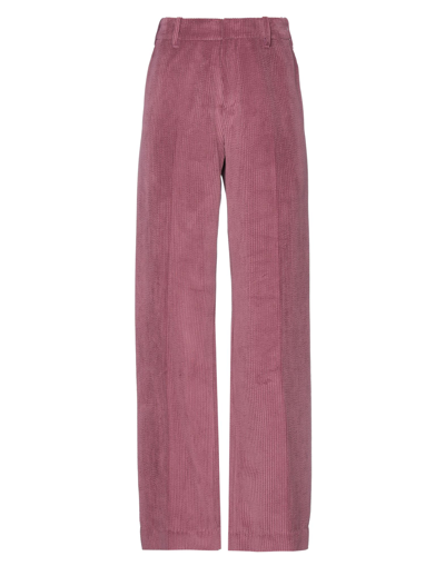 Shop Messagerie Woman Pants Mauve Size 26 Polyester, Nylon, Elastane In Purple