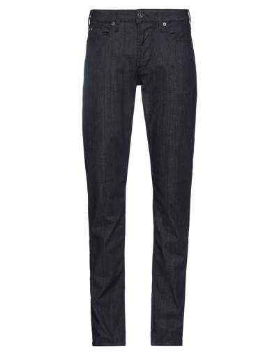 Shop Emporio Armani Man Jeans Blue Size 30w-32l Cotton, Elastomultiester, Elastane