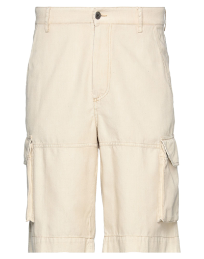 Historic Man Shorts & Bermuda Shorts Beige Size S Cotton In Beige