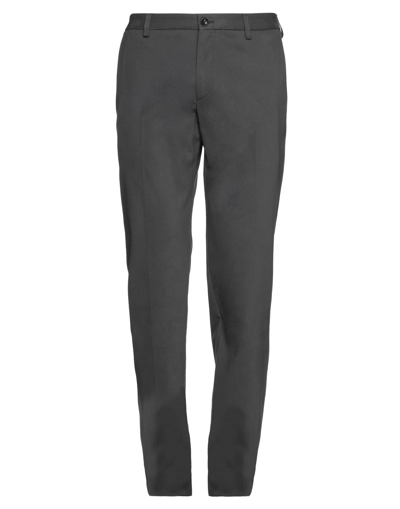 Shop Giorgio Armani Man Pants Steel Grey Size 42 Cotton, Cashmere, Elastane