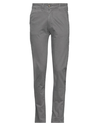 Shop Stilosophy Man Pants Grey Size 28 Cotton, Elastane