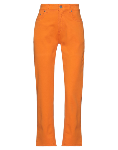 Shop Department 5 Woman Pants Orange Size 30 Cotton, Elastomultiester, Elastane