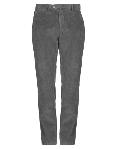Shop R3d Wöôd Man Pants Grey Size 34 Cotton, Elastane
