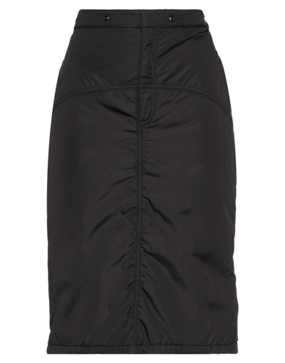 Shop Ambush Woman Midi Skirt Black Size S Polyamide