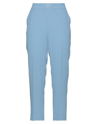 Shop Divedivine Woman Pants Sky Blue Size 6 Polyester