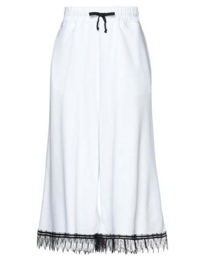 Shop Jijil Woman Pants White Size 8 Cotton