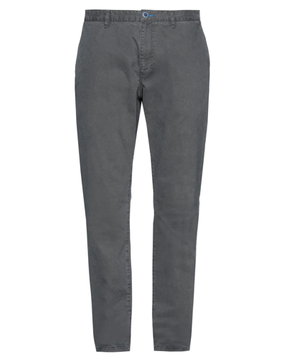 Shop Fred Mello Man Pants Lead Size 30 Cotton, Elastane In Grey