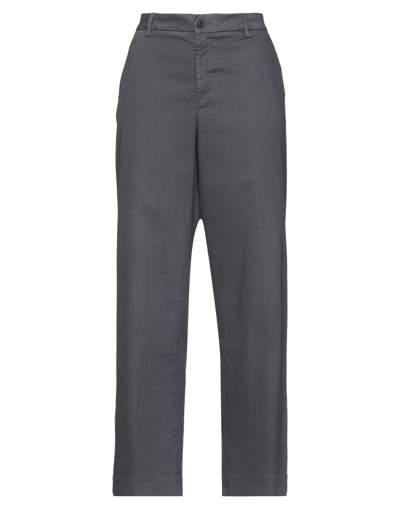 Shop 2w2m Woman Pants Lead Size 29 Cotton, Elastane In Grey