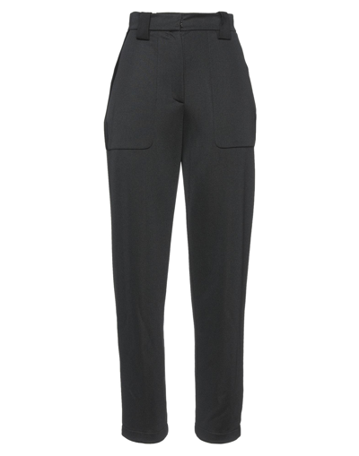 Shop Giorgio Armani Woman Pants Black Size 8 Polyester, Viscose, Polyamide, Elastane