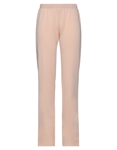 Shop Lanston Woman Pants Blush Size L Cotton, Tencel In Pink