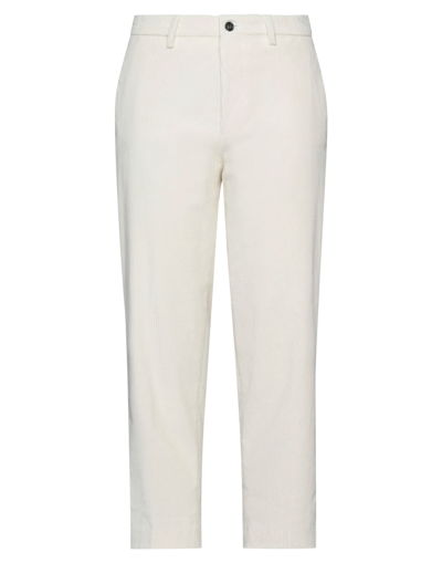 Shop Berwich Woman Pants White Size 4 Cotton, Elastane