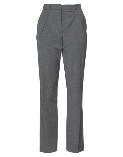 Shop Cinqrue Woman Pants Lead Size S Polyester, Wool, Elastane In Grey