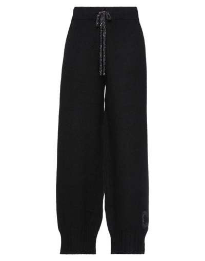 Shop Circus Hotel Woman Pants Black Size 4 Acrylic, Mohair Wool, Polyamide, Elastane, Cotton