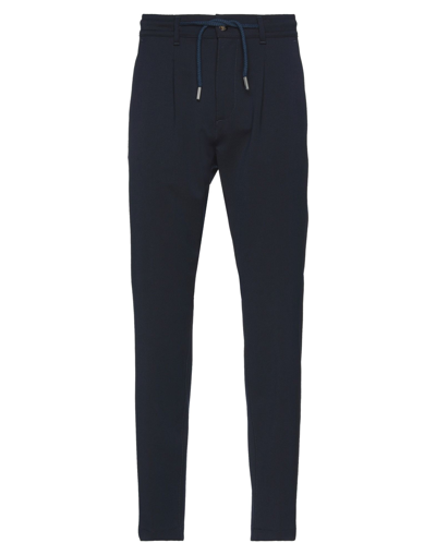 Shop Cruna Man Pants Midnight Blue Size 36 Polyester, Virgin Wool, Elastane