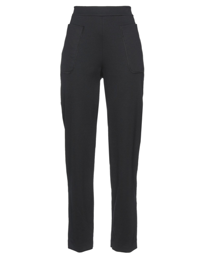 Shop Giorgio Armani Woman Pants Black Size 4 Silk, Wool, Polyamide, Elastane