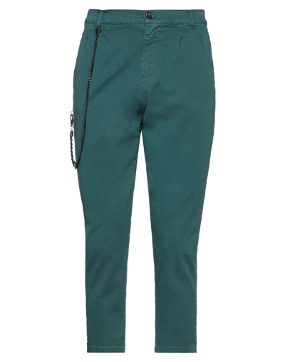 Shop Imperial Man Pants Emerald Green Size 26 Cotton, Elastane
