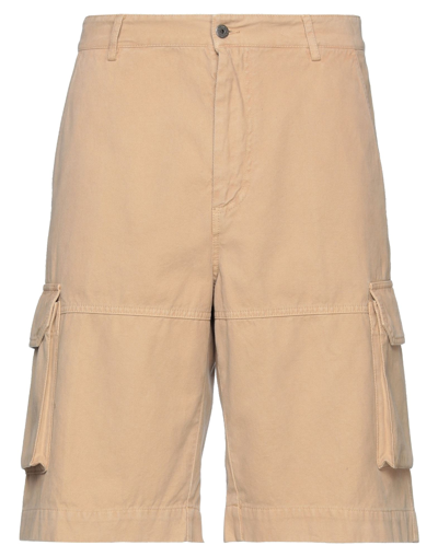 Shop Historic Man Shorts & Bermuda Shorts Sand Size Xl Cotton In Beige