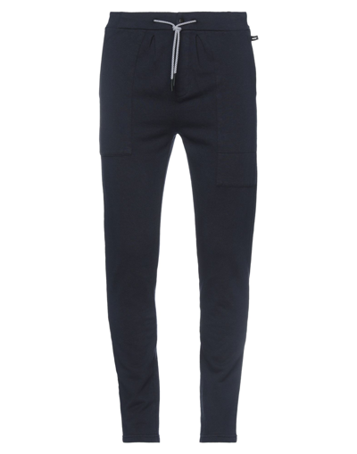 Shop Noumeno Concept Man Pants Midnight Blue Size Xl Cotton, Polyester