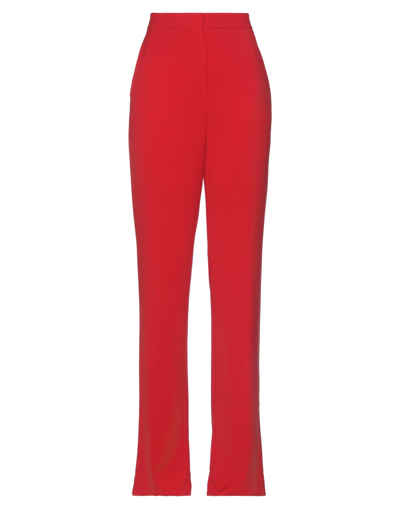 Shop Sportmax Woman Pants Red Size 10 Viscose, Elastane