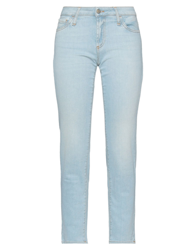 Shop Roy Rogers Denim Cropped In Blue