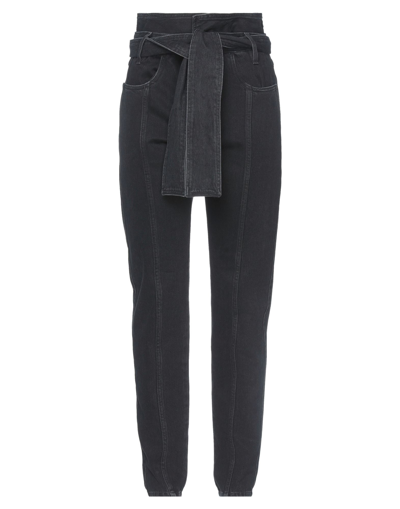 Shop Iro Woman Jeans Black Size 6 Cotton