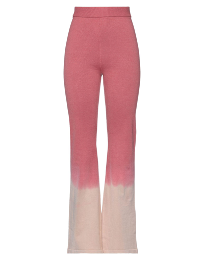 Shop Ainea Woman Pants Pastel Pink Size 2 Mohair Wool, Polyamide, Elastane