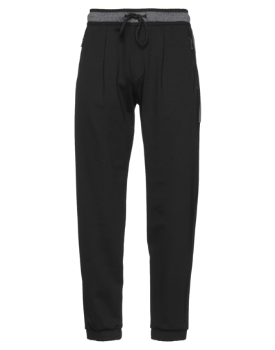 Shop Giampaolo Man Pants Black Size Xl Viscose, Polyamide, Elastane