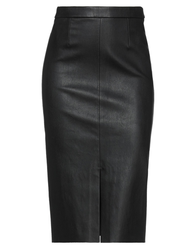 Shop Stouls Midi Skirts In Black