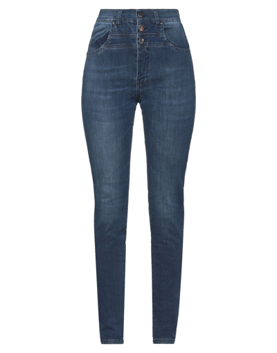Shop Karl Lagerfeld Woman Jeans Blue Size 30 Cotton, Polyester, Elastane