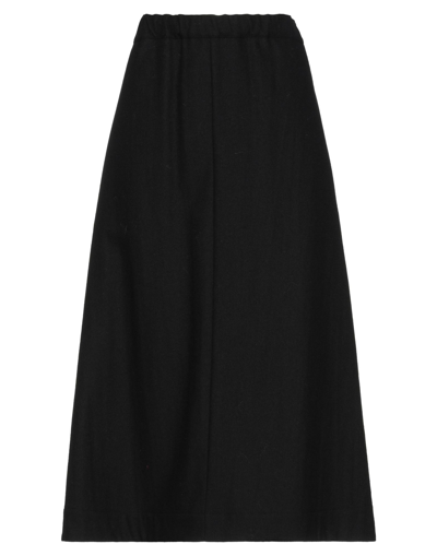 Shop Tessa . Woman Midi Skirt Black Size 10 Virgin Wool, Polyester