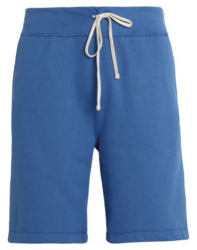 Shop Polo Ralph Lauren Man Shorts & Bermuda Shorts Pastel Blue Size L Cotton, Recycled Polyester