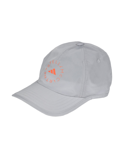 Shop Adidas By Stella Mccartney Asmc Cap Woman Hat Light Grey Size Onesize Recycled Polyester