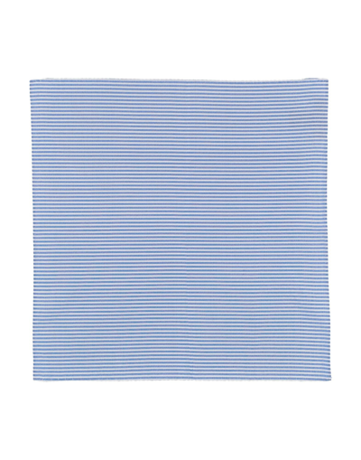 Shop Giorgio Armani Man Scarf Slate Blue Size - Silk