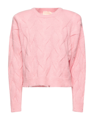 Shop Aniye By Woman Sweater Pink Size S Polyamide, Alpaca Wool, Wool